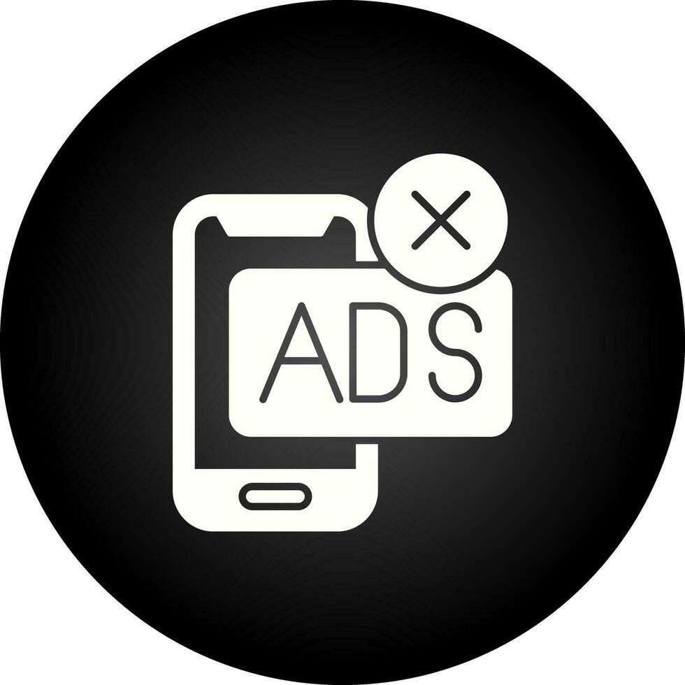 AD Block Vector Icon