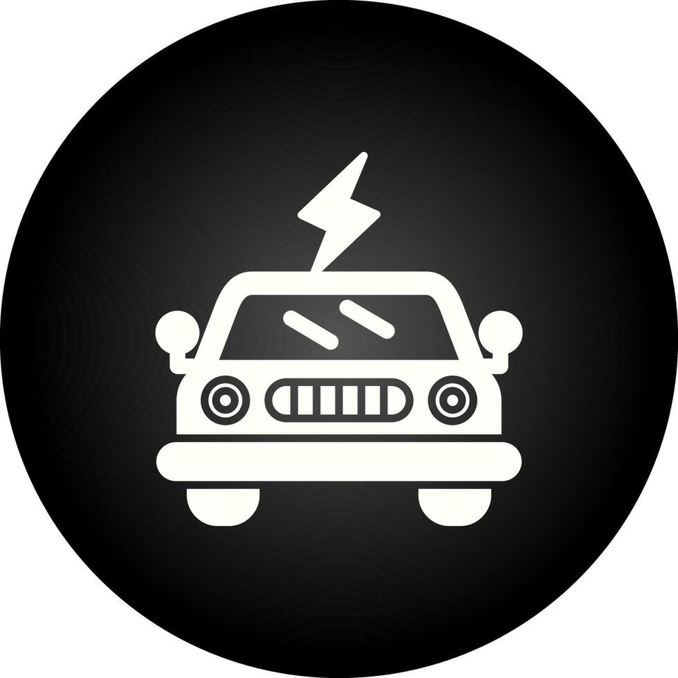 Electric Car Vector Icon