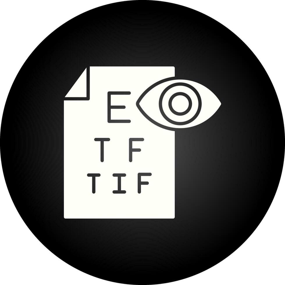 Eye Test Vector Icon