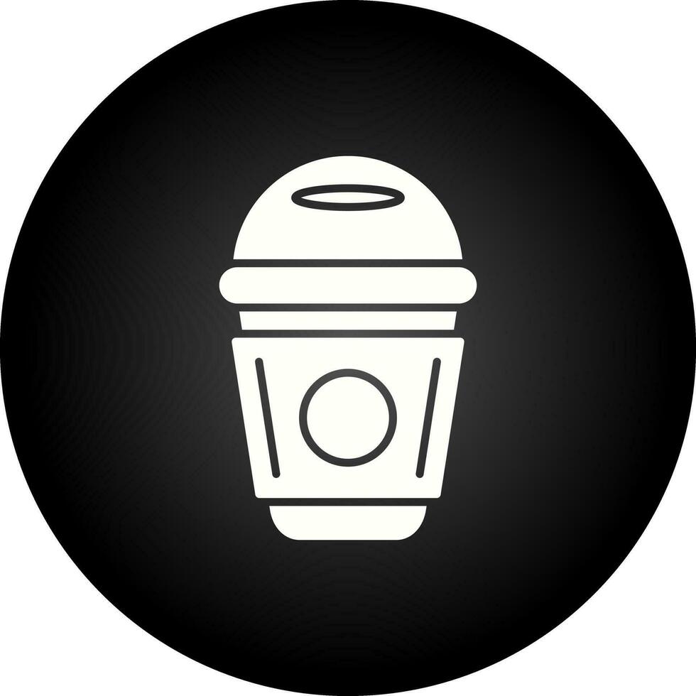 icono de vector de taza de papel