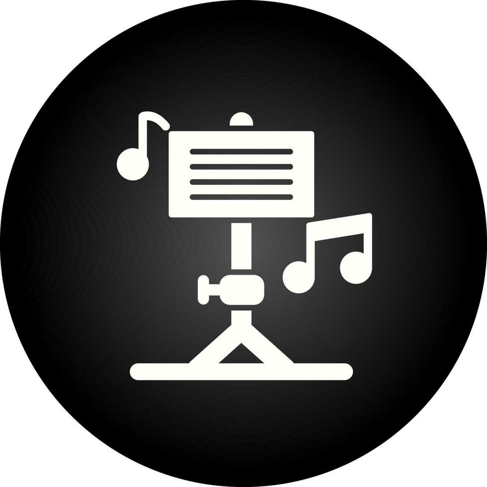 icono de vector de educación musical