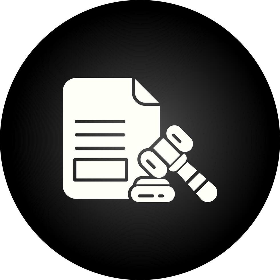 Legal Paper Vector Icon