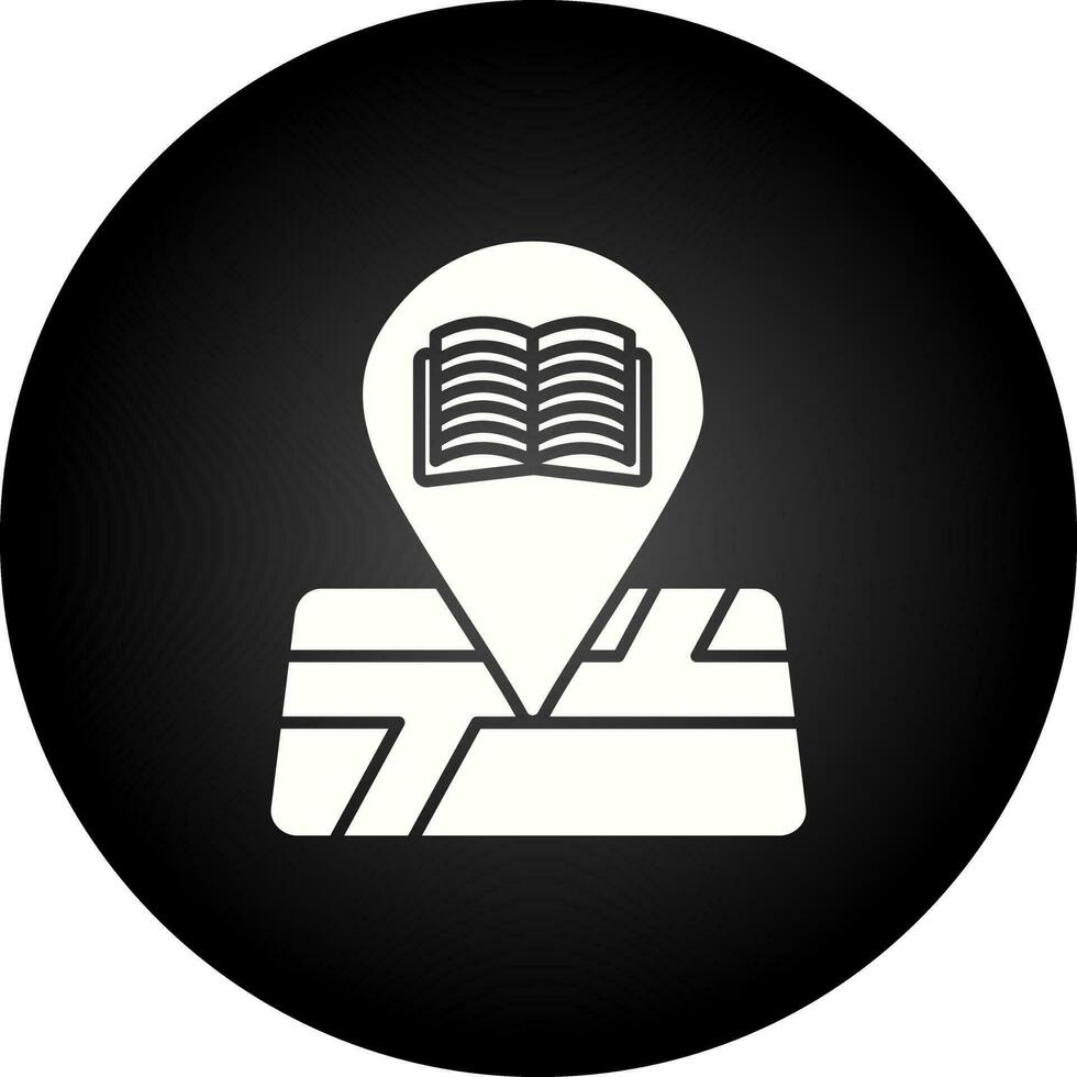 Library Location Vector Icon