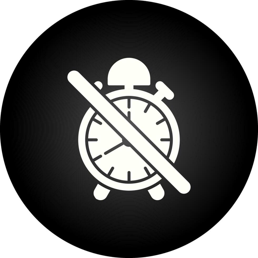 No Alarm Vector Icon