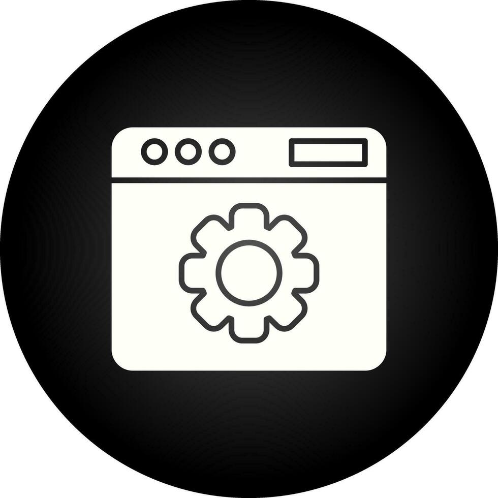 Web Settings Vector Icon