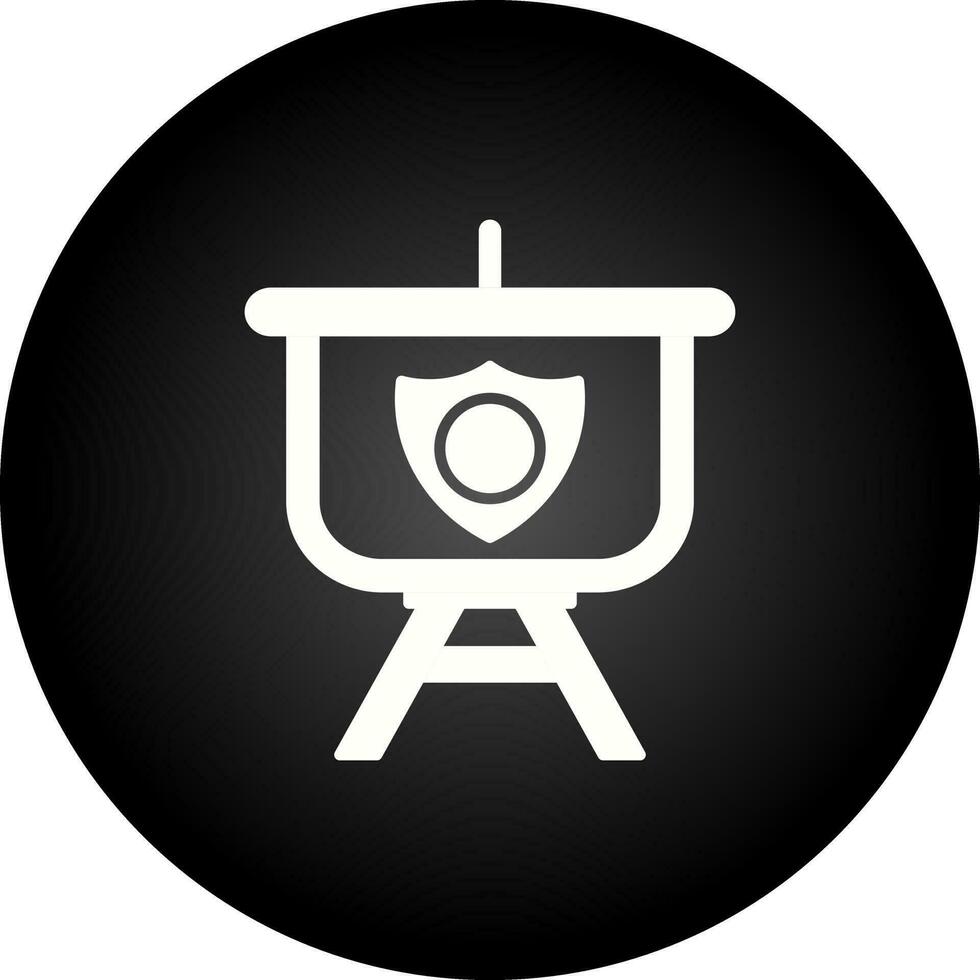 Security Presentation Vector Icon