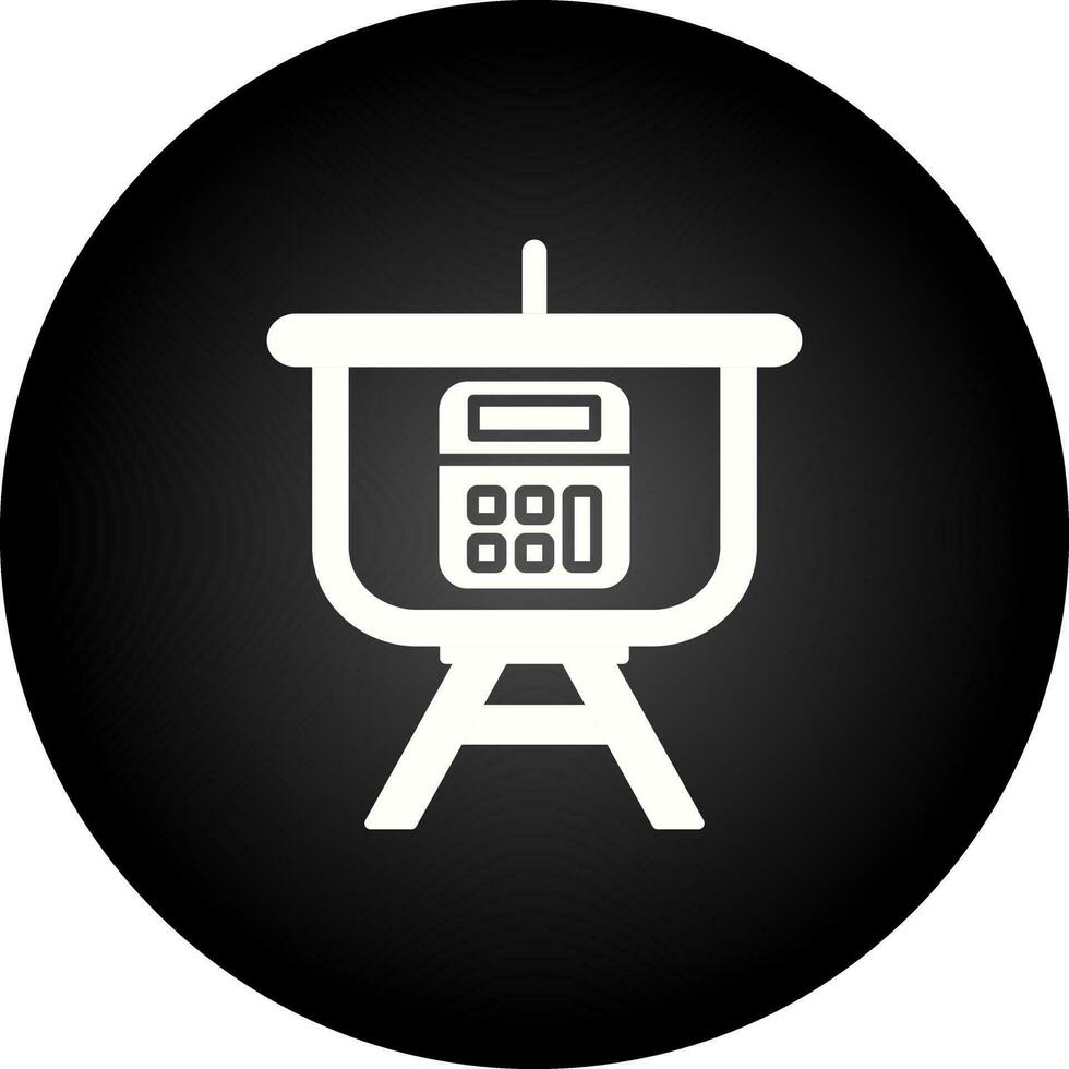Calculation Presentation Vector Icon