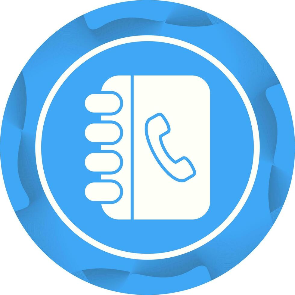 Contact Book Vector Icon