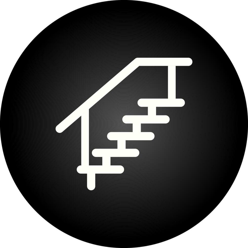 icono de vector de escaleras