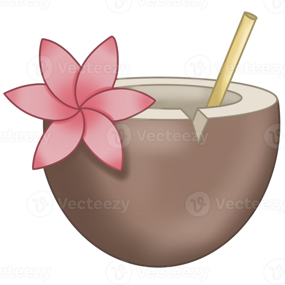 Watercolor Summer  beach stuff png