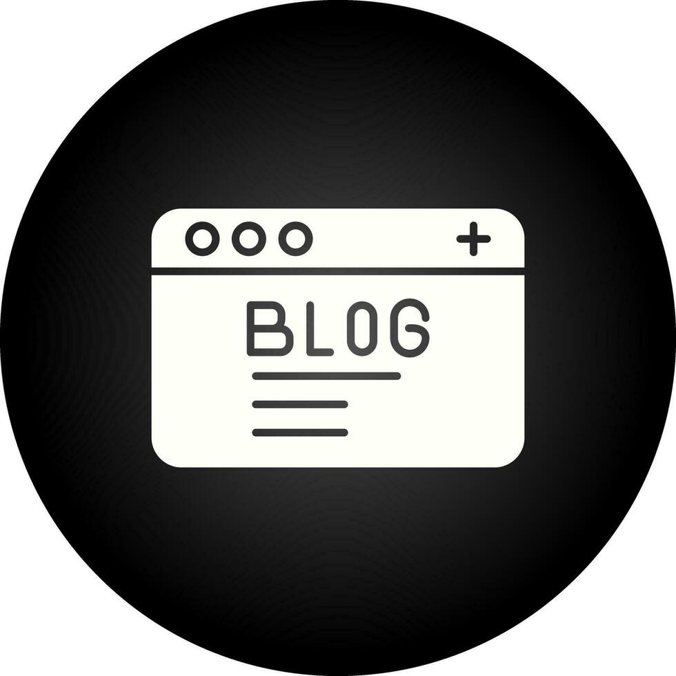 Blog Vector Icon