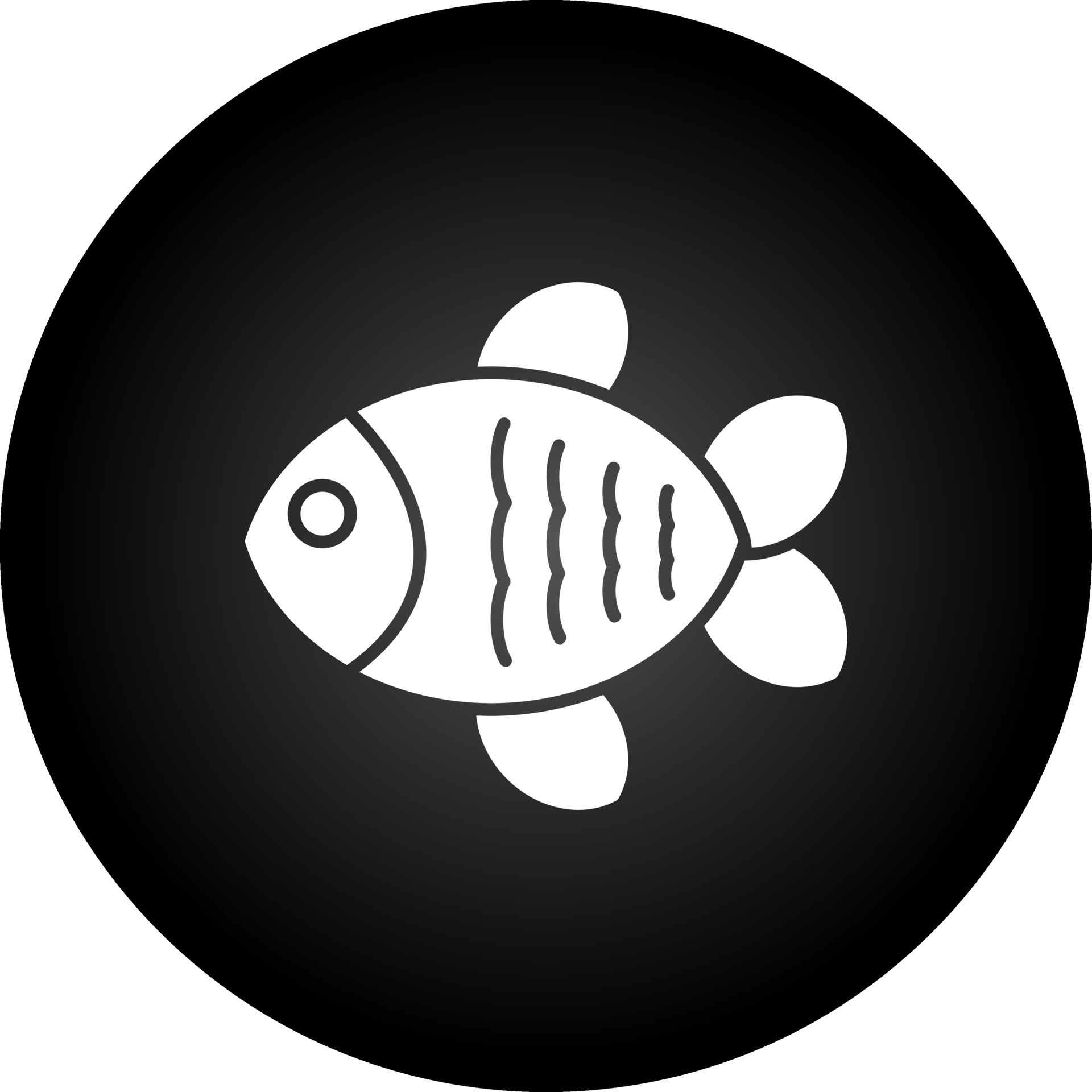 Fish Vector Icon 23390188 Vector Art at Vecteezy