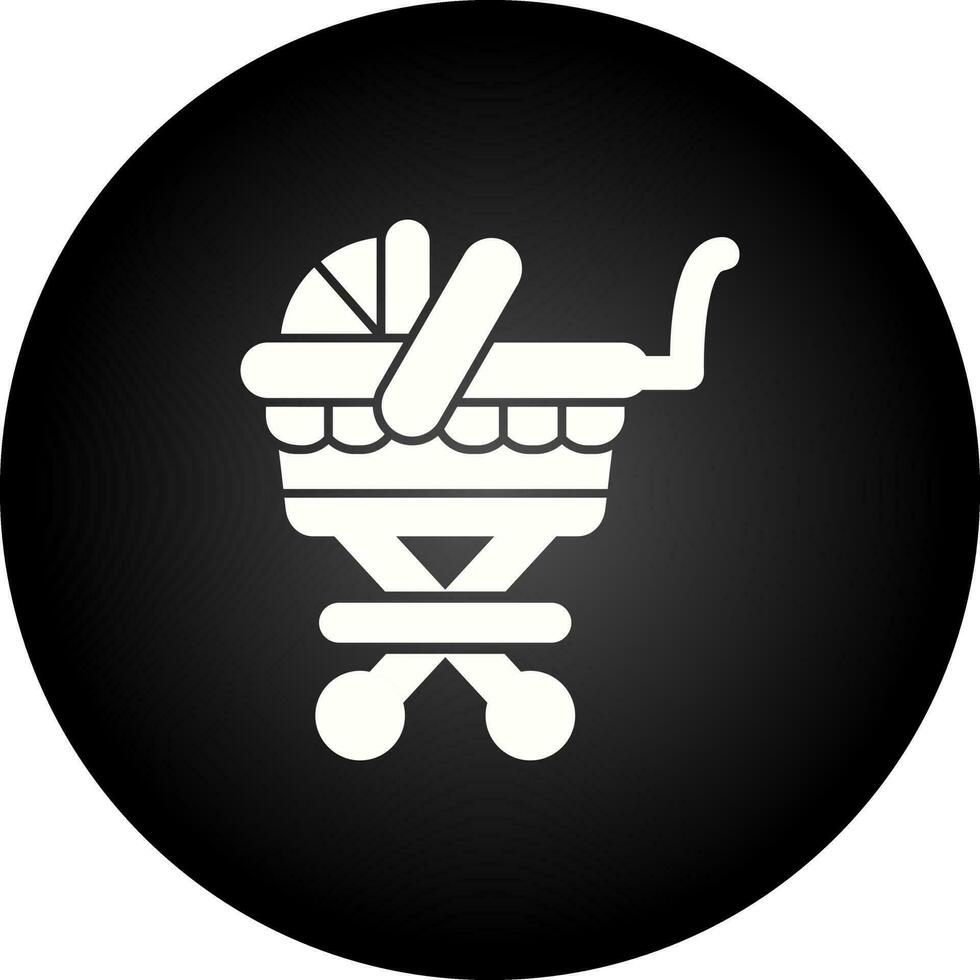 Baby Carriage Vector Icon