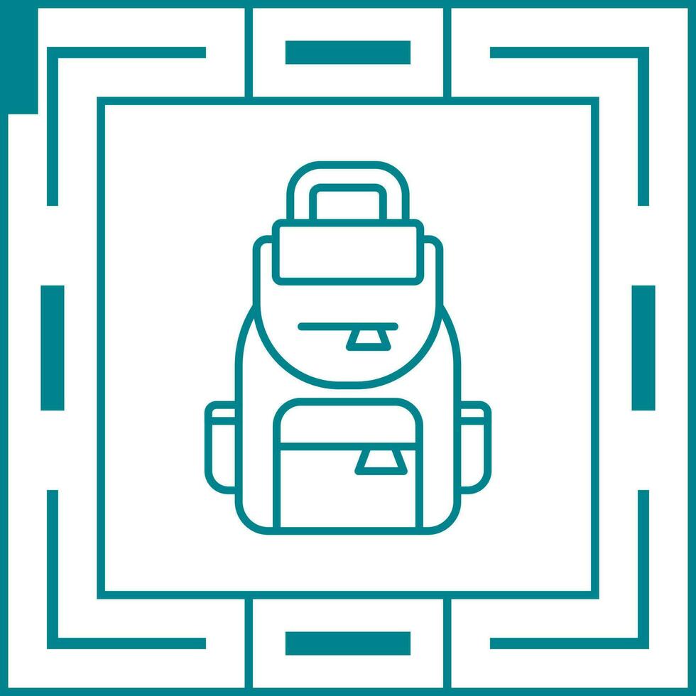 Backpack Vector Icon