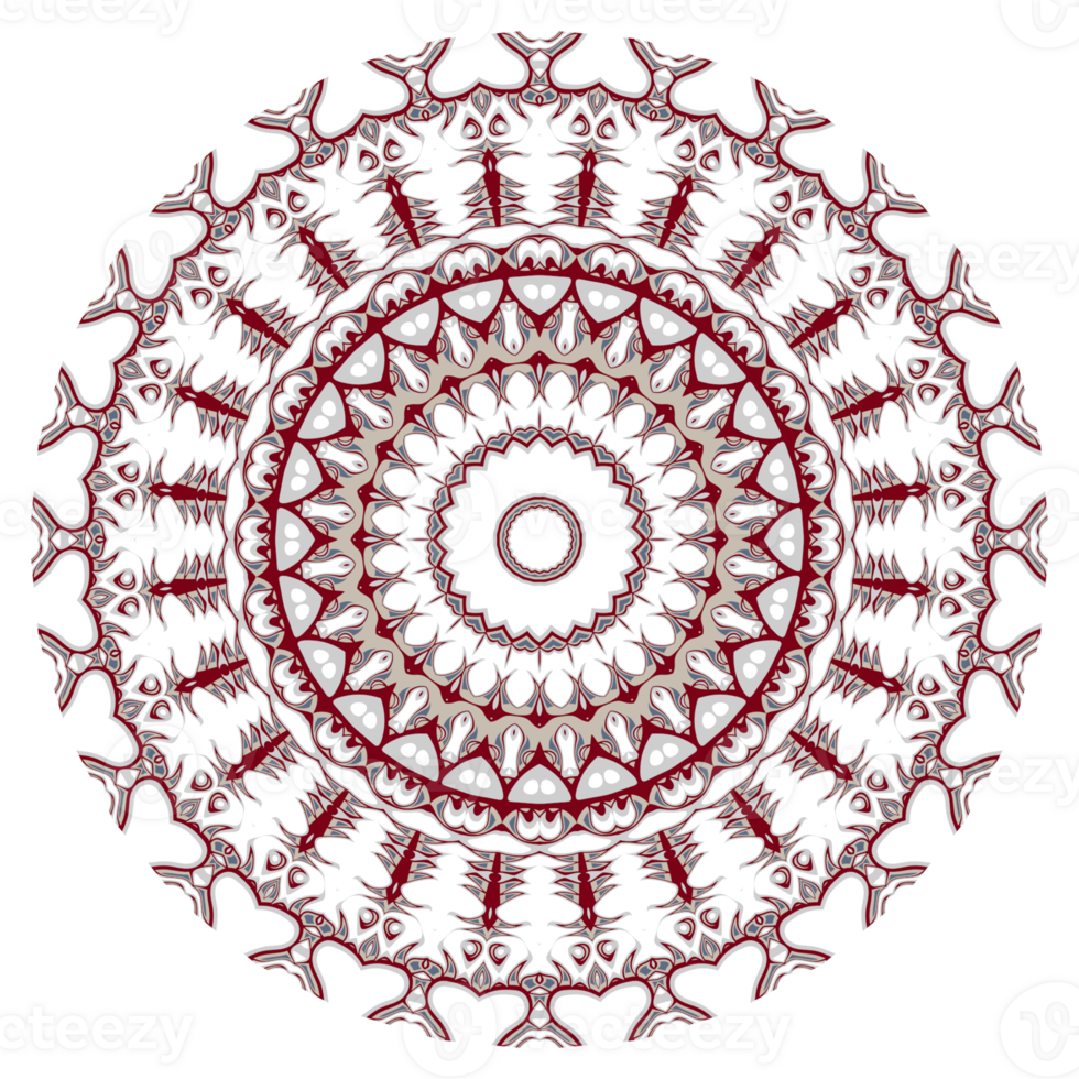 Circle mandala pattern png