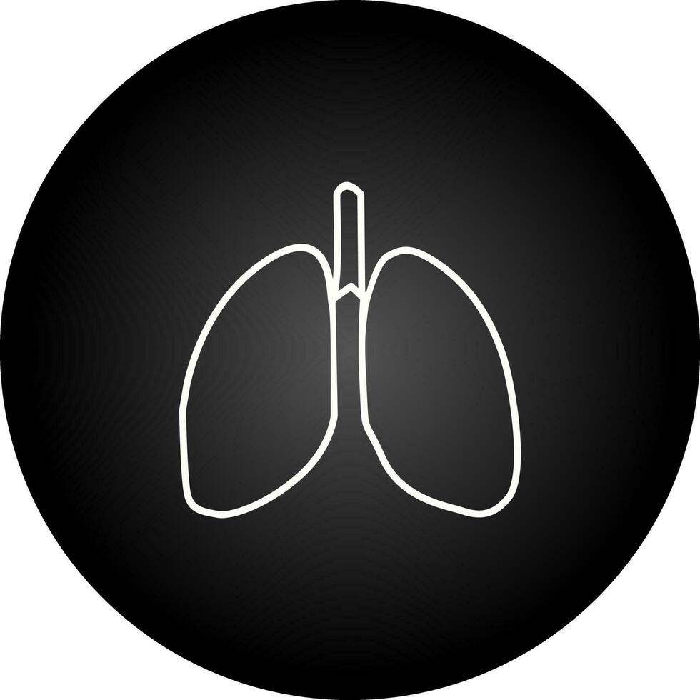 Lungs Vector Icon
