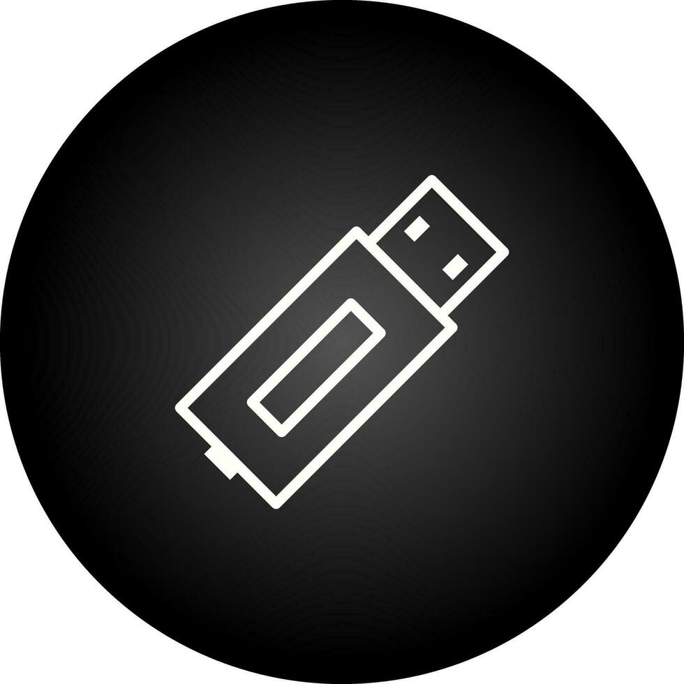 icono de vector de usb