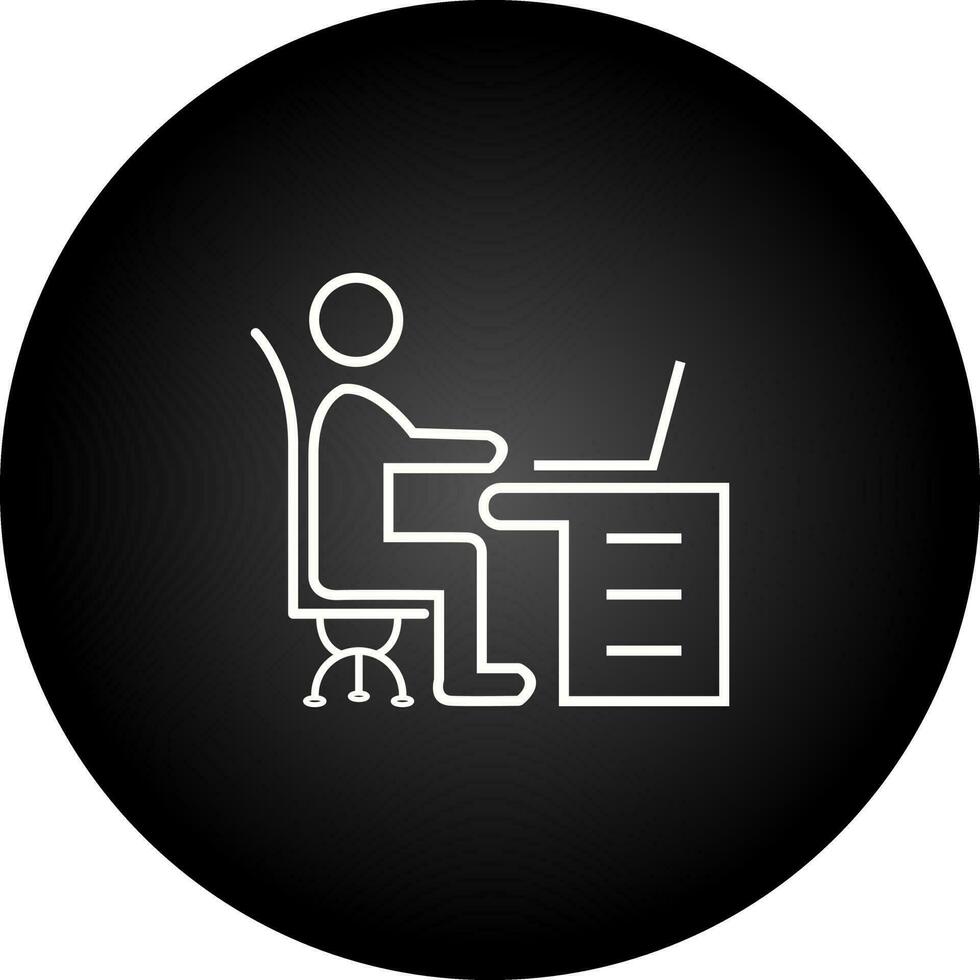 icono de vector de espacio de trabajo