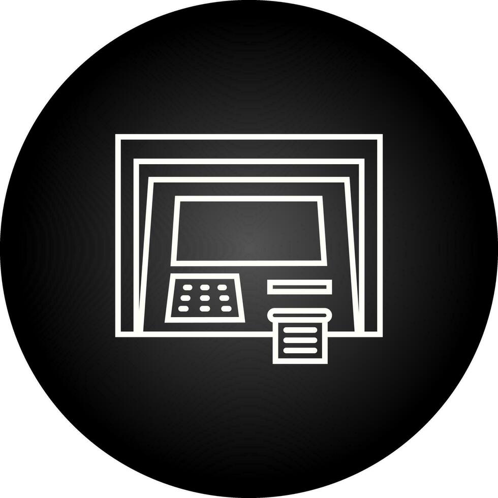 Atm Machine Vector Icon