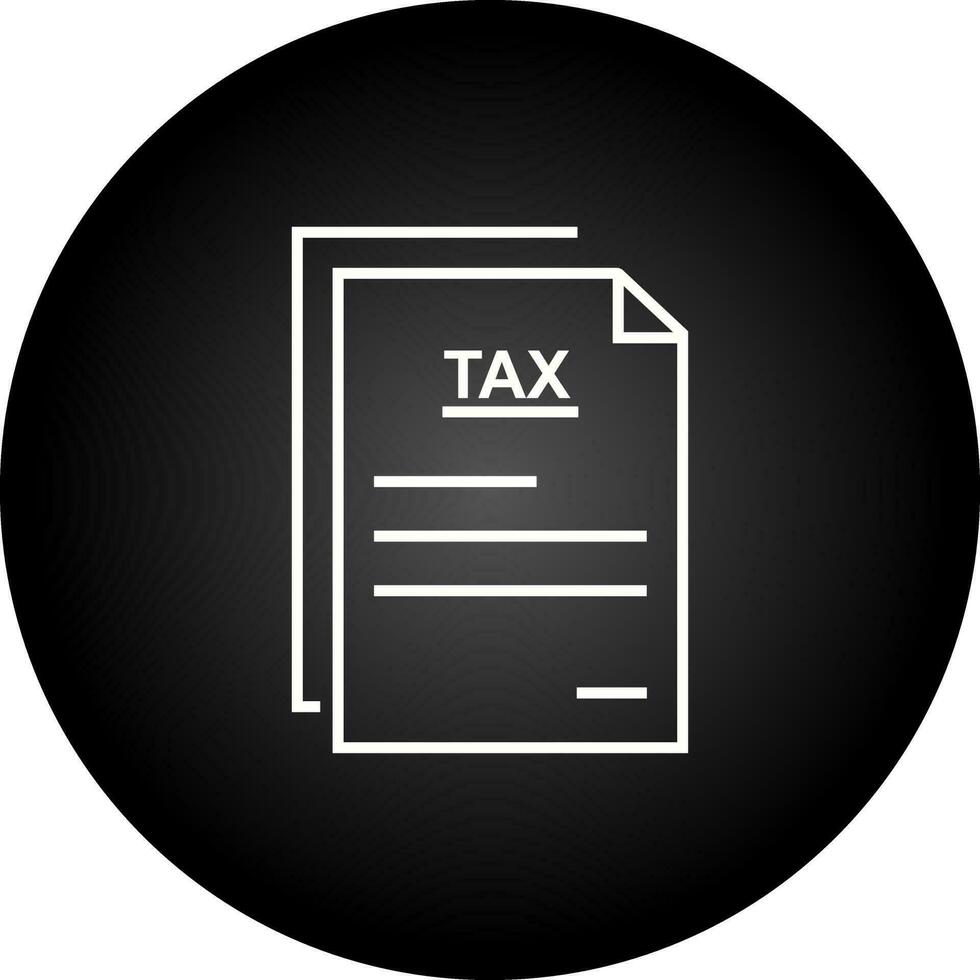 Tax Vector Icon