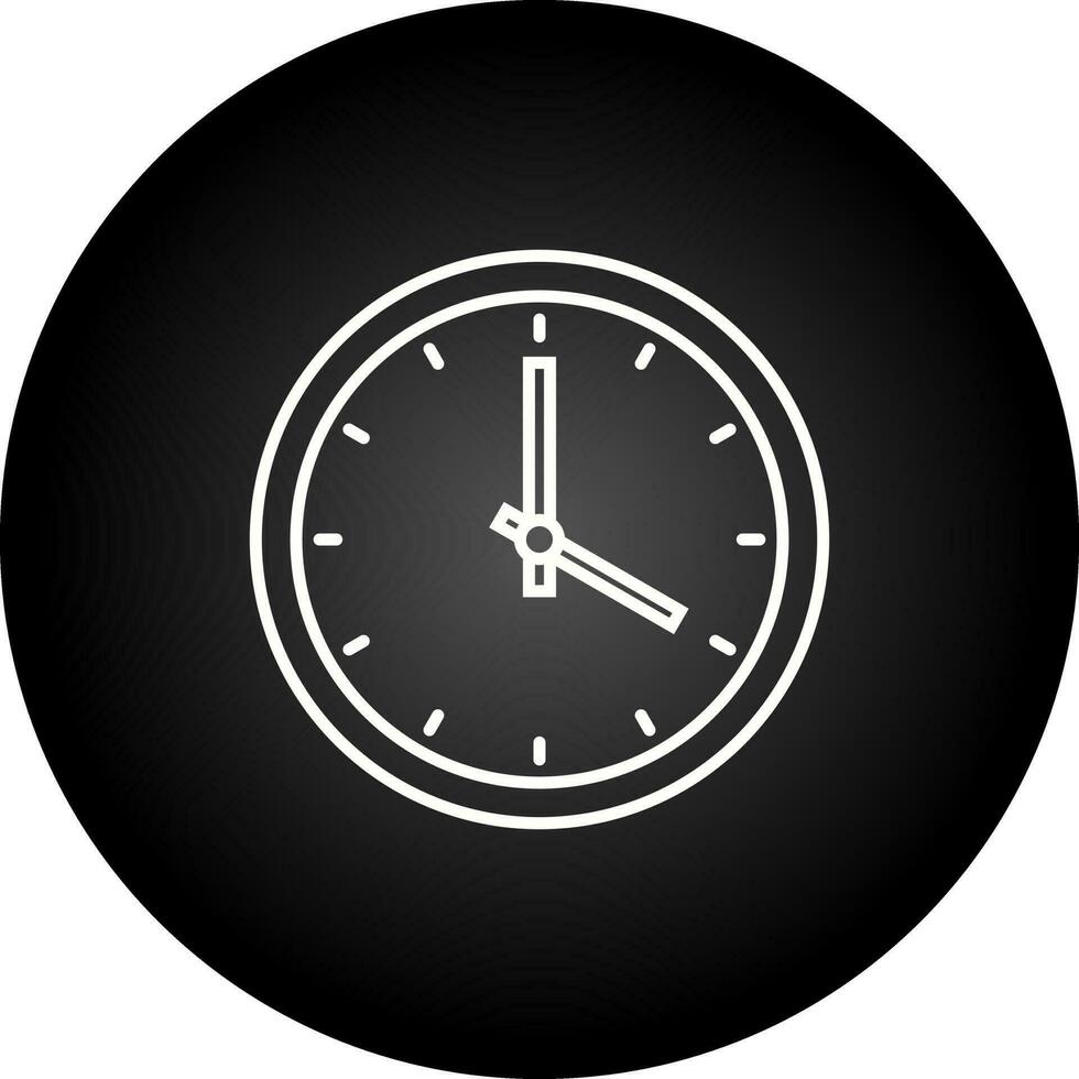 icono de vector de reloj