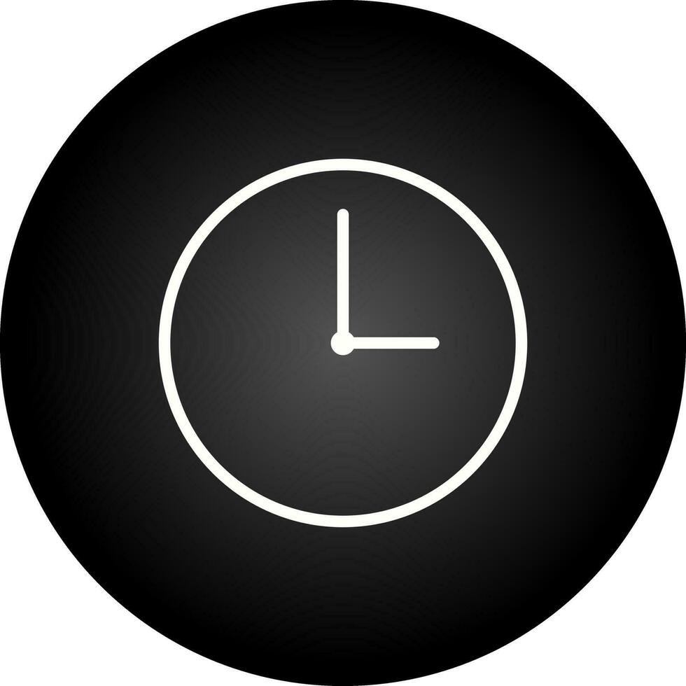 icono de vector de reloj