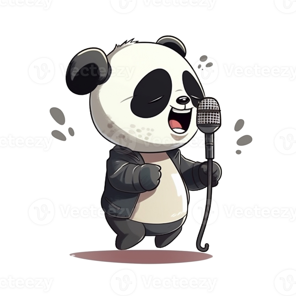 Illustration 2D sticker character design ai generate png