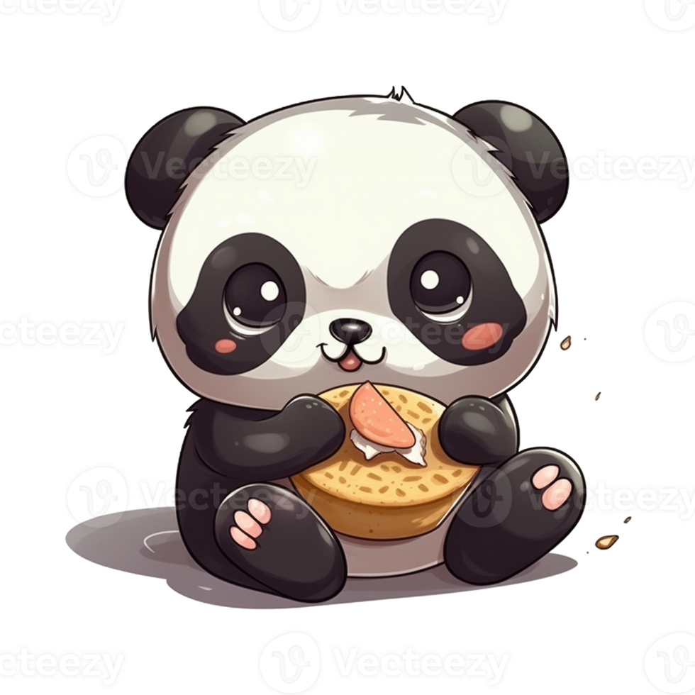 Illustration 2D sticker character design ai generate png