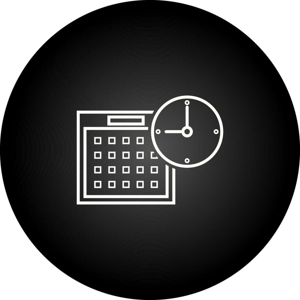 Time Planning Vector Icon