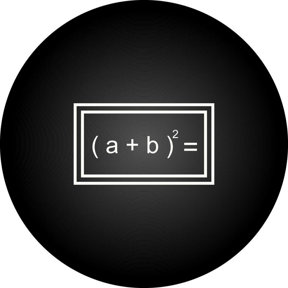 Formula Vector Icon