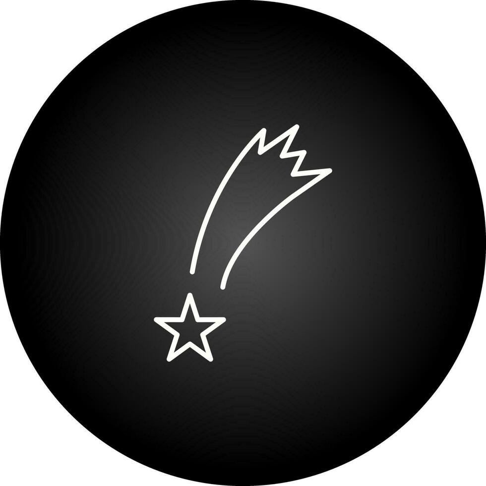 Star Falling Vector Icon