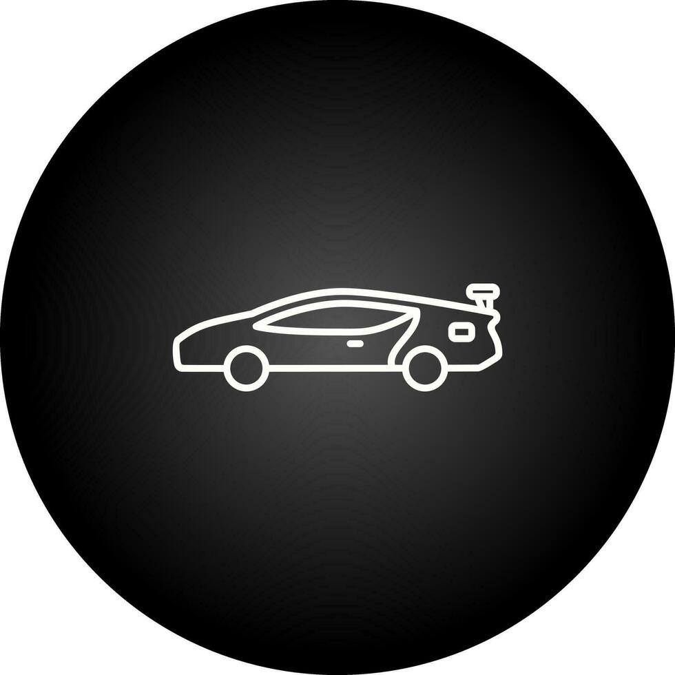 icono de vector de coche deportivo