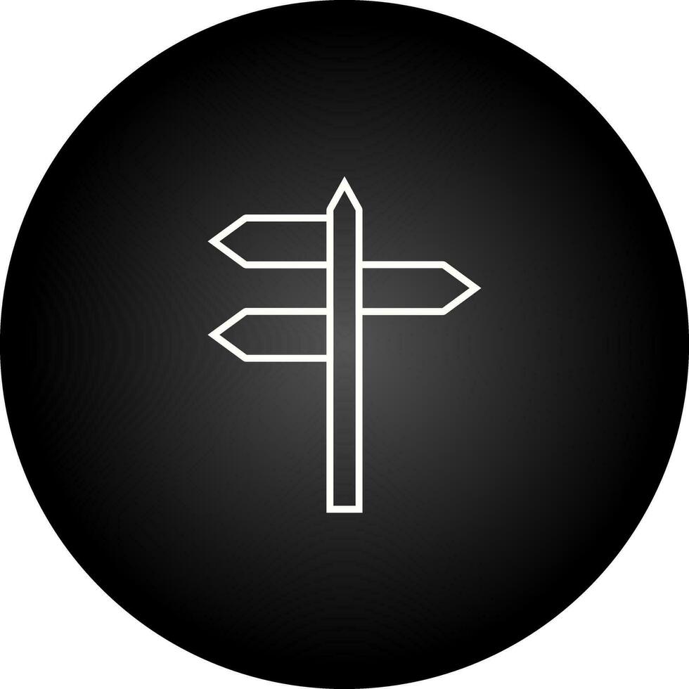Street Sign Vector Icon