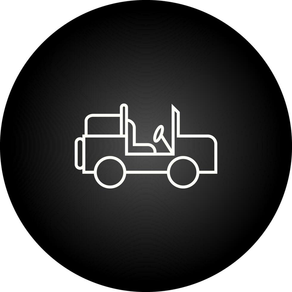 Safari Jeep Vector Icon