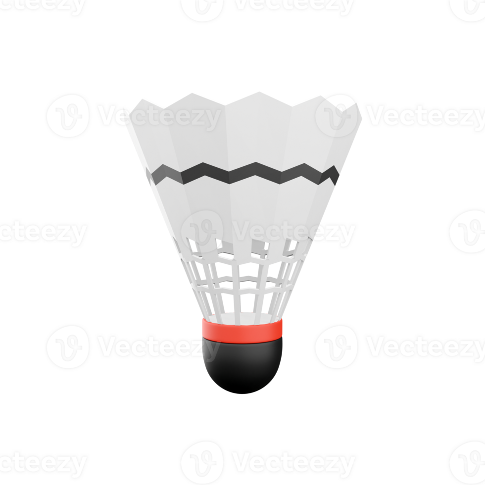 3d rendre fusée. 3d rendre badminton. 3d le rendu de une badminton raquette sur. png