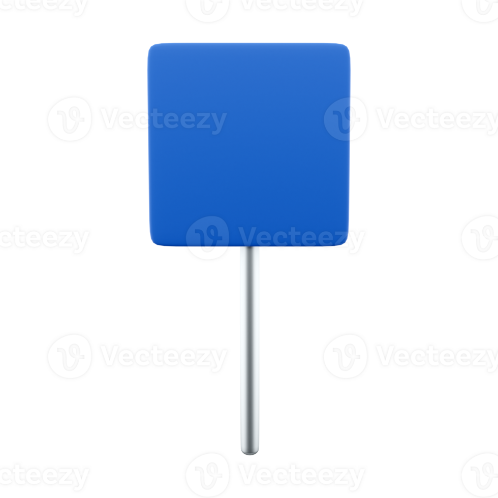 3d render Blue Parking sign. Isolated illustration. 3D render parking icon. png