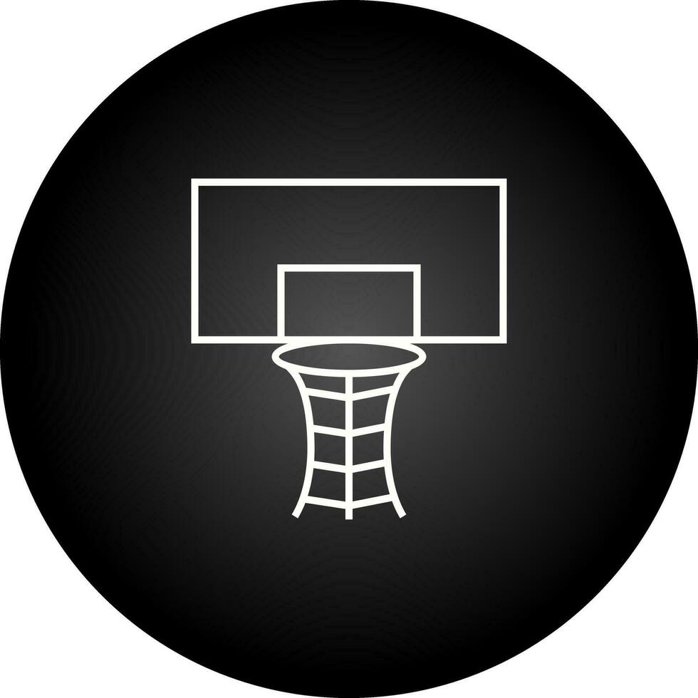 Basketball Hoop Vector Icon