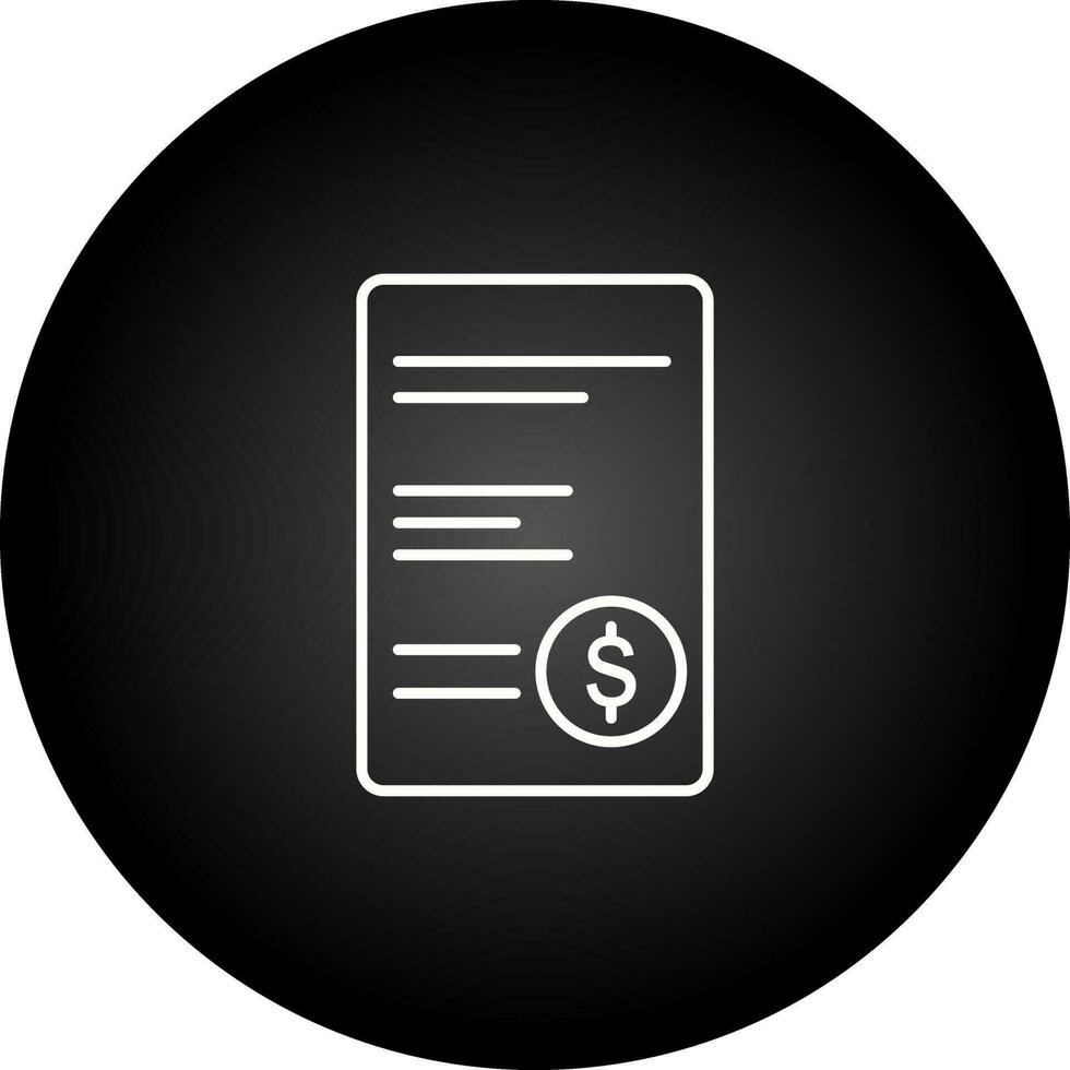 Invoices Vector Icon