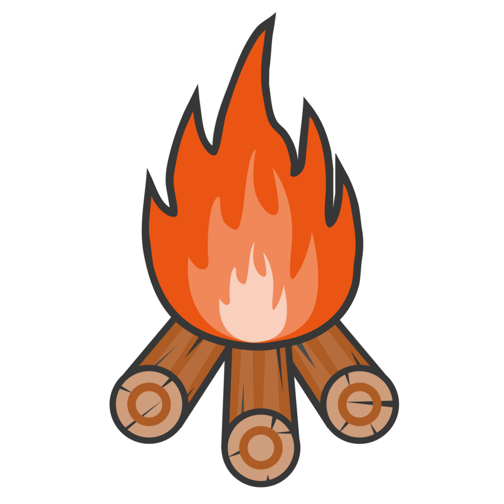 Lagerfeuer Lager Illustration png