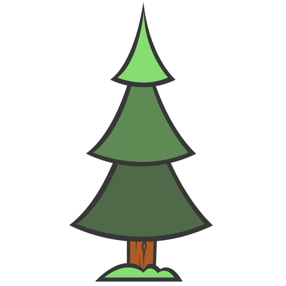 Trees Camp Illustration png