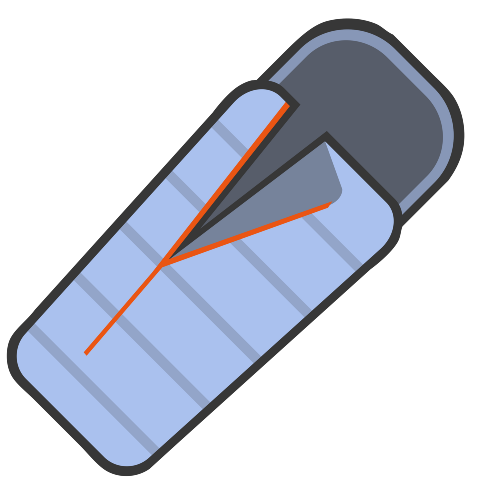Sleeping Bag Camp Illustration png