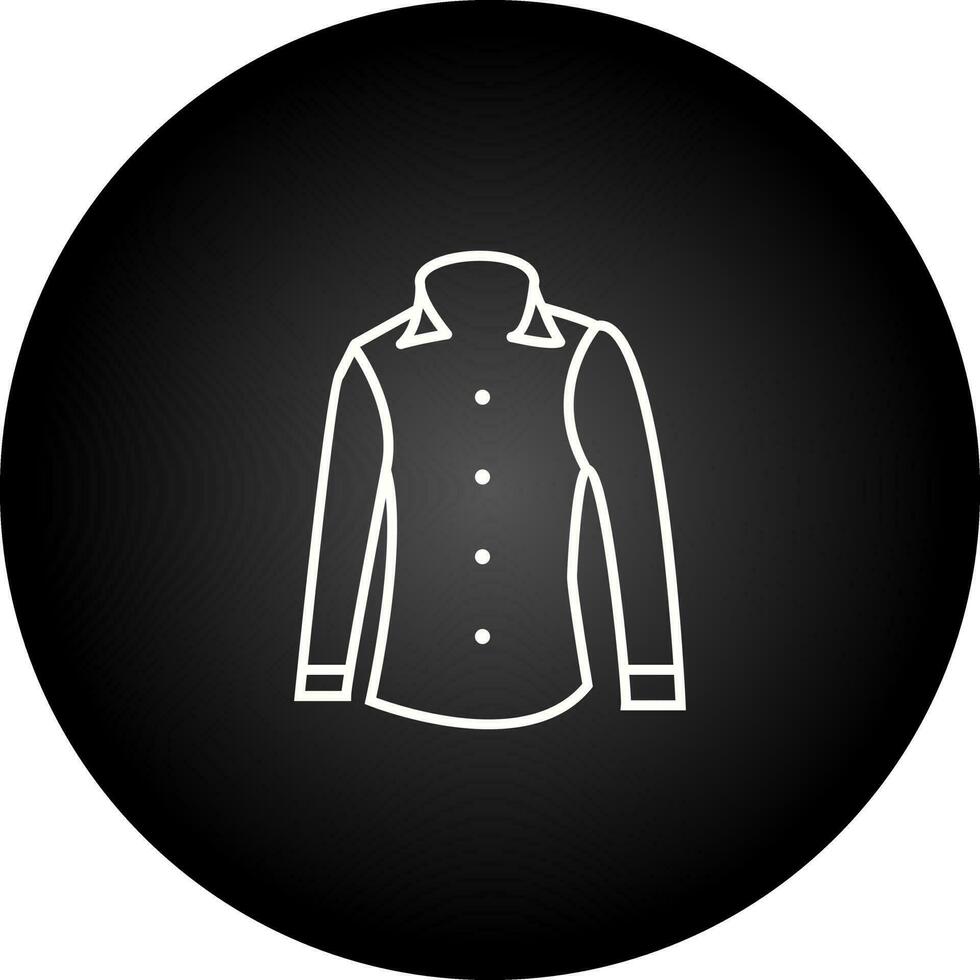 icono de vector de camisa formal