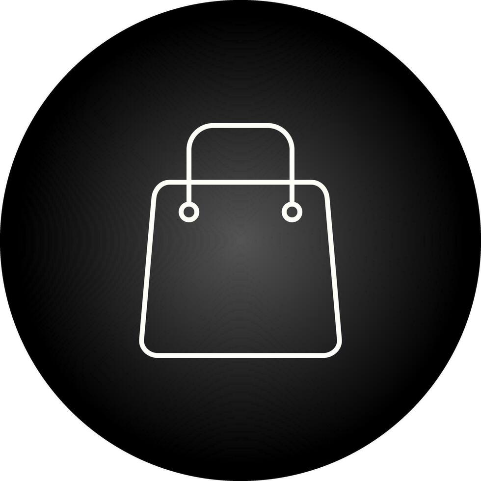 icono de vector de bolsa de compras