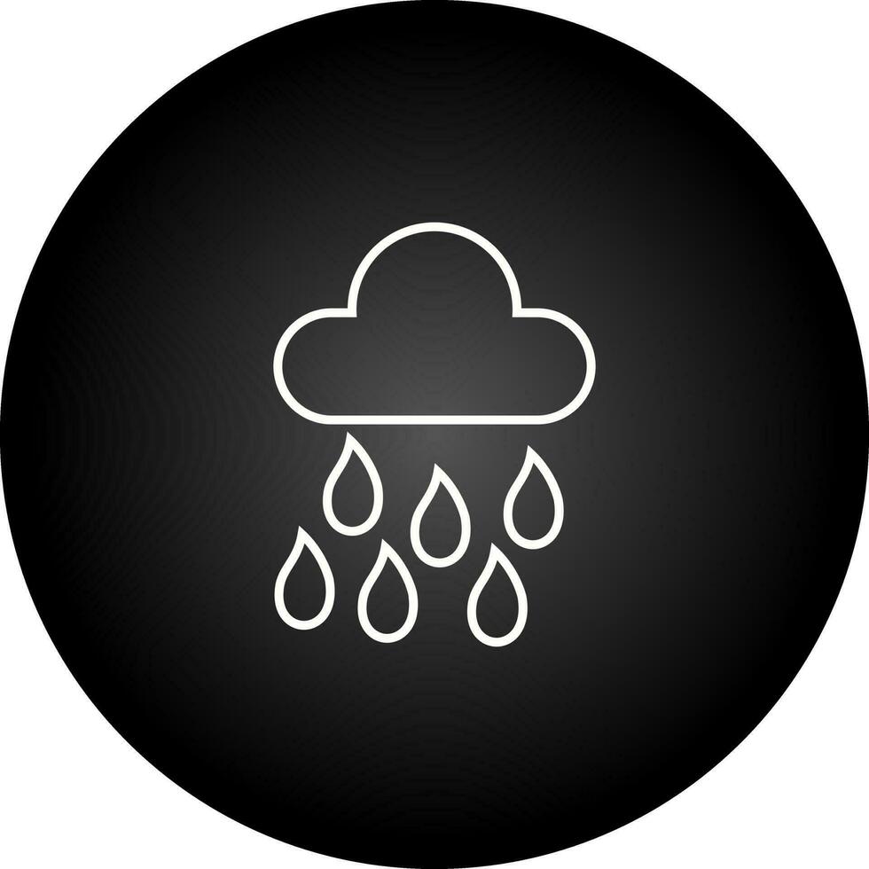 Raining Vector Icon