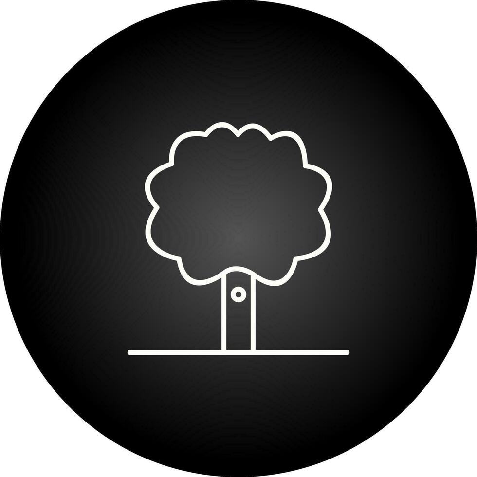 icono de vector de árbol