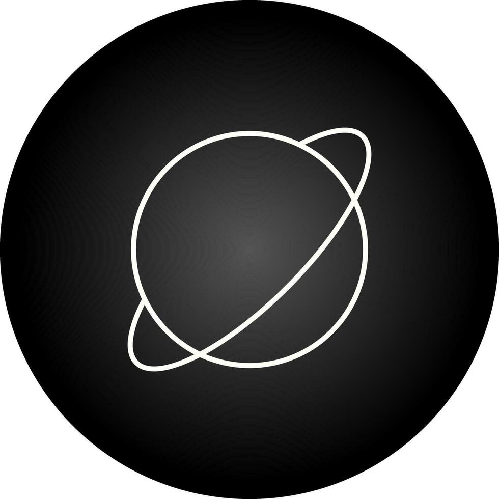 icono de vector de saturno