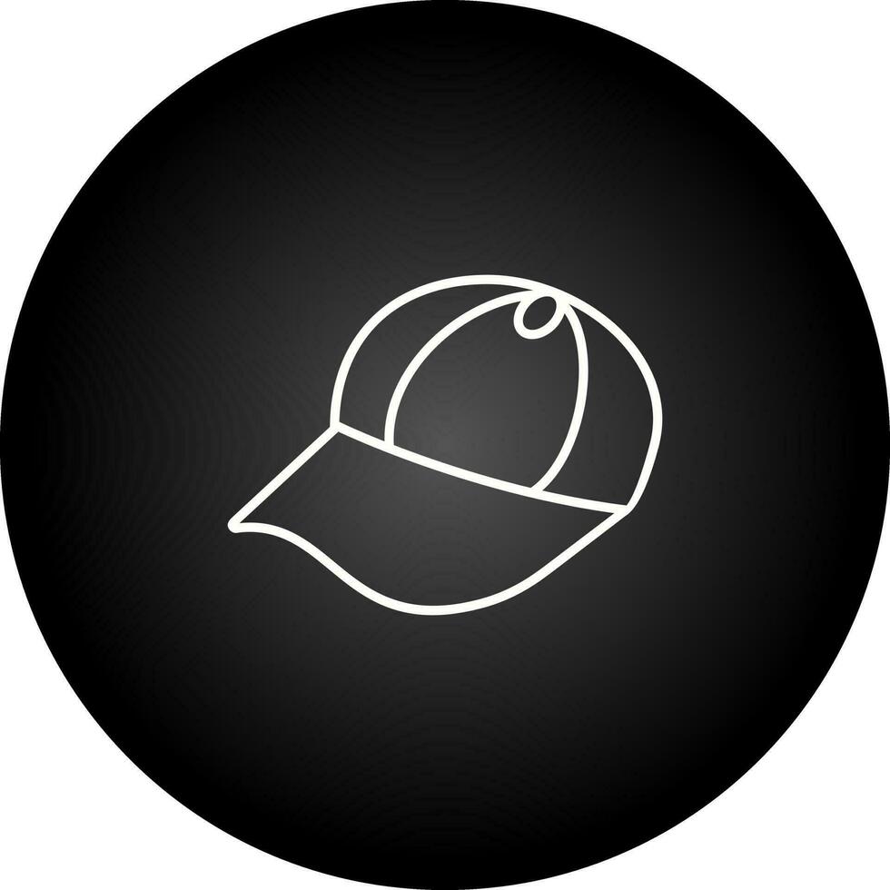 icono de vector de gorra de verano