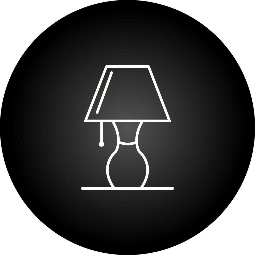 Table Lamp Vector Icon