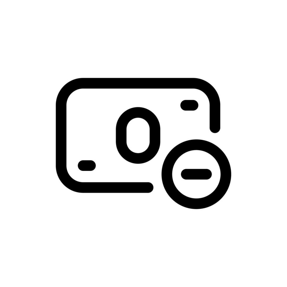 Simple Reduce Cost icon. The icon can be used for websites, print templates, presentation templates, illustrations, etc vector