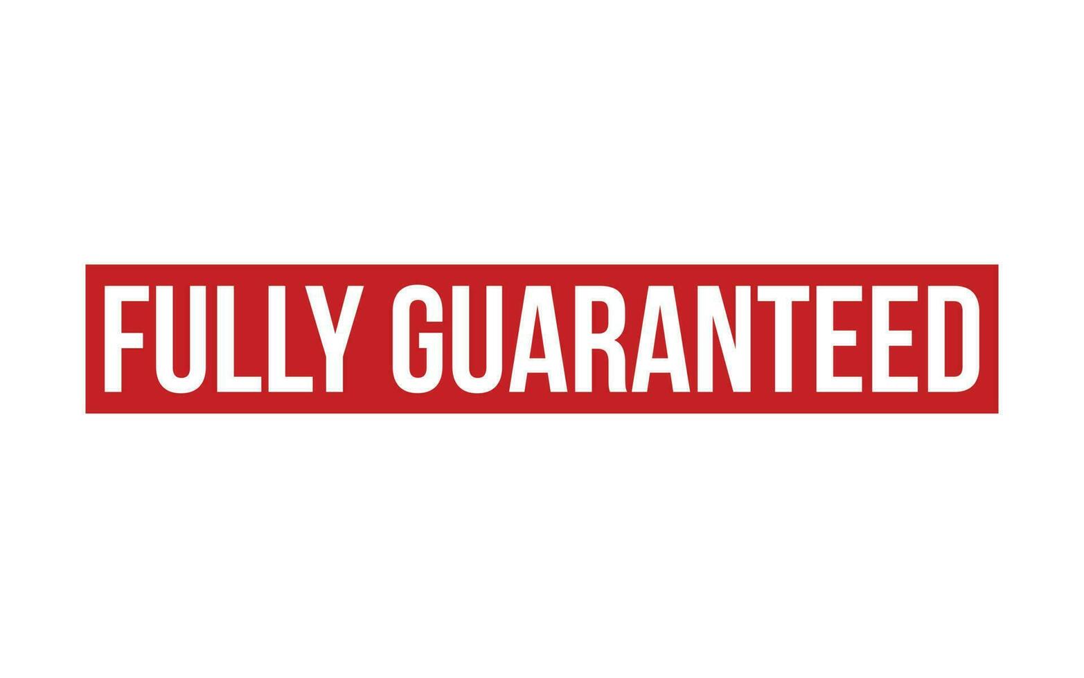 Fully Guaranteed Rubber Stamp Seal Vector